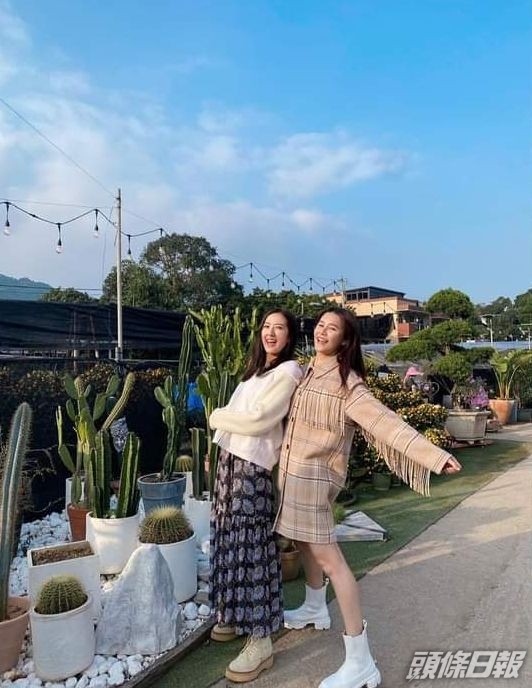 詩詠表示如翠如（右）有好消息會再公布，更希望不要給好友壓力。